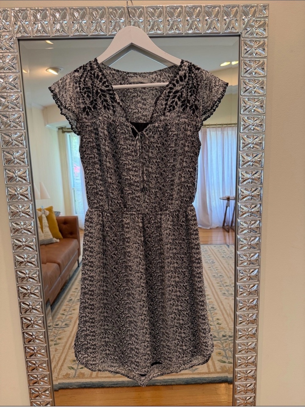 Daniel Rainn Effortless Boho Chic Mini Dress S